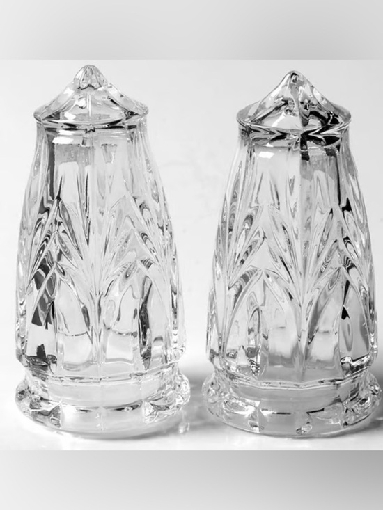 Marquis By Waterford Other - Crystal Cut Waterford Marquis Salt and Pepper Shakers